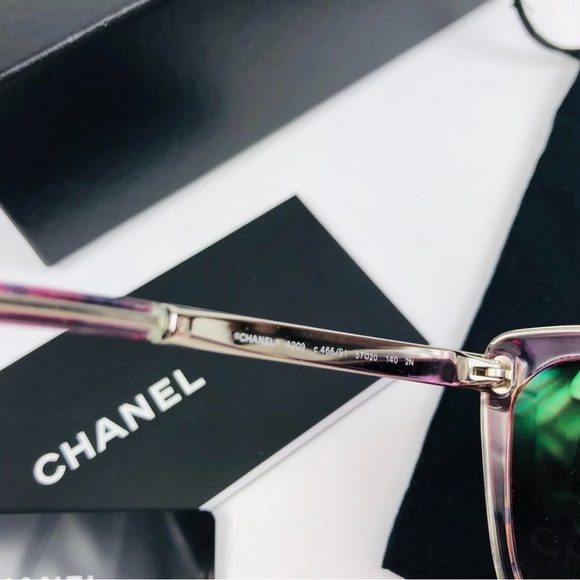 🔥Chanel 2016 multi color logo sunglasses full inclusion and original COA🔥 - Picture 11 of 17